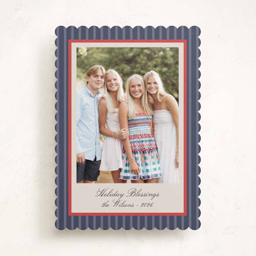 This is a marine photo christmas cards with standard by Chris Griffith called holiday joy and peace printing on recycled smooth signature in standard