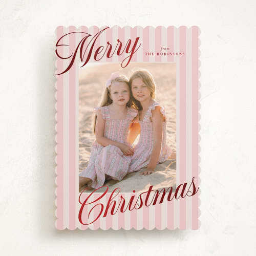 This is a gumdrops foil pressed holiday cards with foil pressed by Carrie ONeal called winter sangria printing on recycled smooth signature in standard