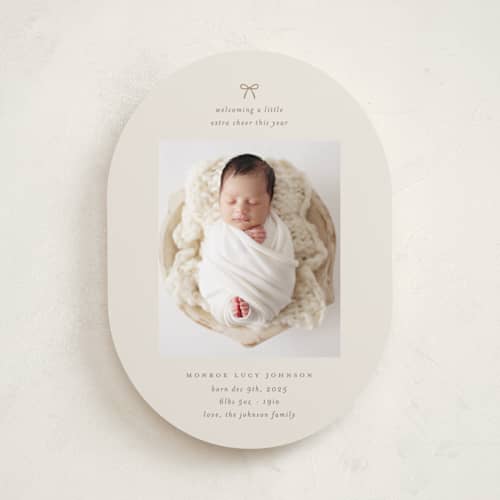 This is a latte babys first christmas with standard by Carolyn Nicks called our precious gift printing on recycled smooth signature in standard