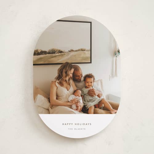 This is a snow new year photo cards with standard by chocomocacino called konpeito printing on recycled smooth signature in standard