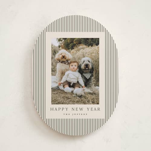 This is a balsam new year photo cards with standard by Kristie Kern called the prep printing on recycled smooth signature in standard