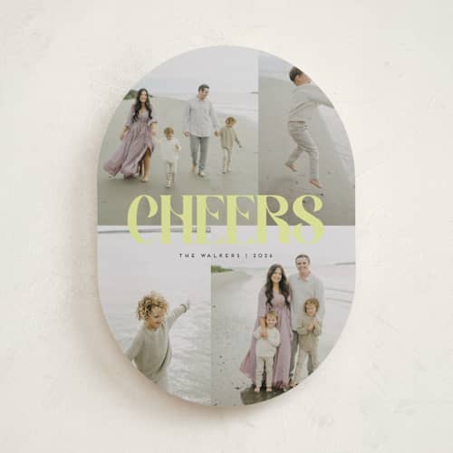 This is a citron holiday photo cards with standard by Morgan Kendall called cover printing on recycled smooth signature in standard