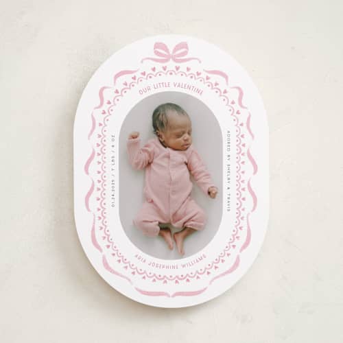 This is a ballet slipper valentines day with standard by Paula Pecevich called delicate ribbon printing on recycled smooth signature in standard