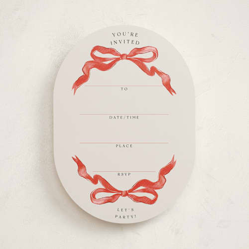 This is a candy blank hosting stationery with standard by Pati Cascino called gibson printing on signature in standard