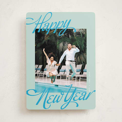 This is a spring photo christmas cards with standard by Phrosné Barwood called so retro printing on recycled smooth signature in standard