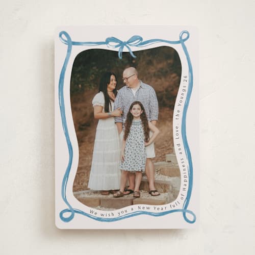 This is a sky photo christmas cards with standard by Pati Cascino called make me happy printing on recycled smooth signature in standard