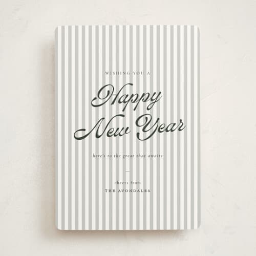 This is a evergreen non photo holiday cards with standard by Sara Hicks Malone called small things printing on signature in standard