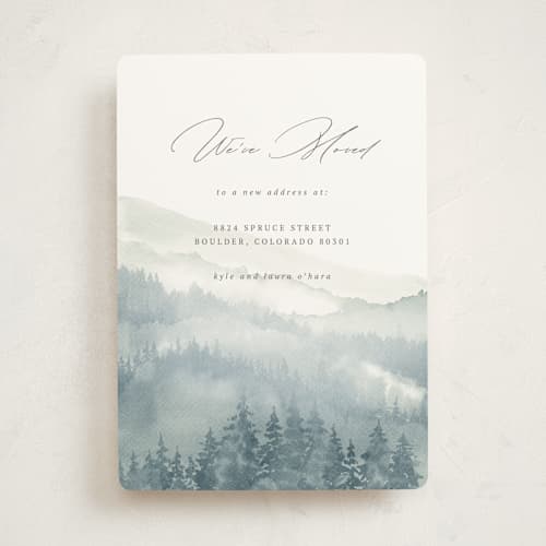 This is a fog moving announcements with standard by Helen Halik called over the mountains printing on signature in standard