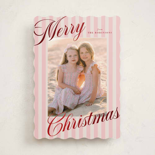 This is a gumdrops foil pressed holiday cards with foil pressed by Carrie ONeal called winter sangria printing on recycled smooth signature in standard