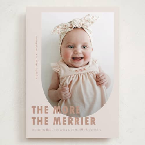 This is a truffle babys first christmas with standard by Deynaaz Daraei called viola printing on recycled smooth signature in grand