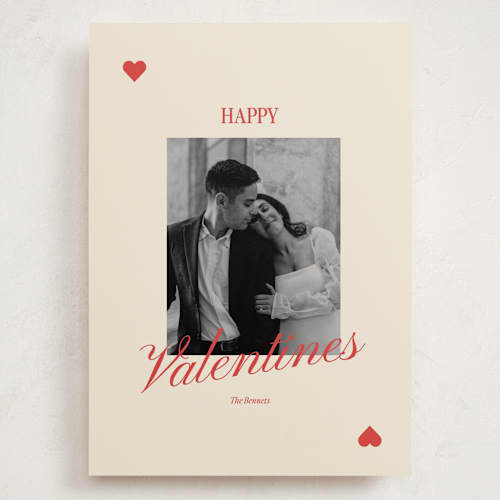 This is a champagne valentines day with standard by Helena Vitto called lucky printing on recycled smooth signature in grand