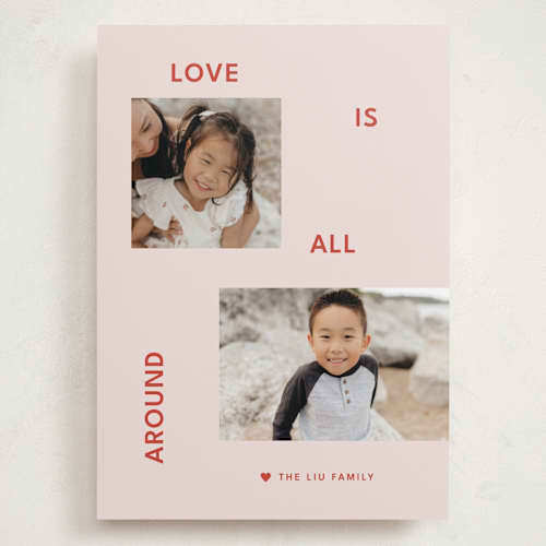 This is a petal valentines day with standard by Kelly Watkins called always love printing on recycled smooth signature in grand