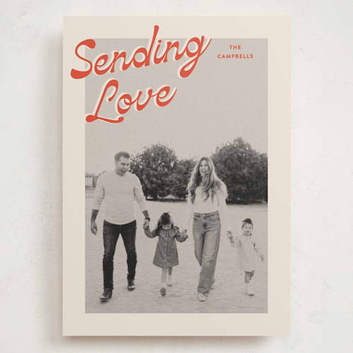This is a sunset valentines day with standard by Ekko Studio called nostalgia printing on recycled smooth signature in grand