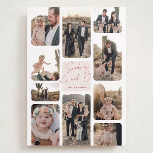 This is a mulled wine valentines day with standard by Leah Bisch called valentine reel printing on recycled smooth signature in grand