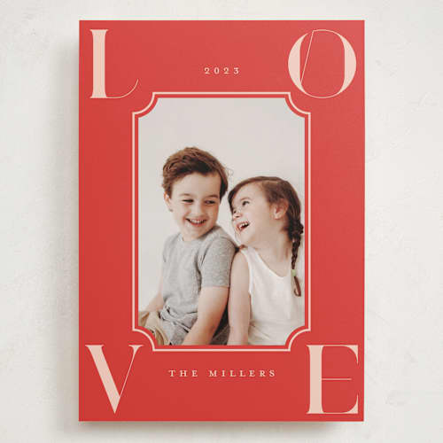 This is a poppy valentines day with standard by Nazia Hyder called audacious love printing on recycled smooth signature in grand