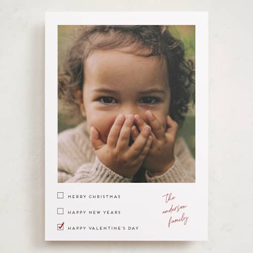 This is a sugar valentines day with standard by Ilene Guy called check list printing on recycled smooth signature in grand