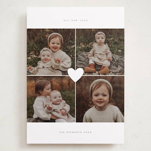 This is a cloud valentines day with standard by Nicole Walsh called heart centered printing on recycled smooth signature in grand