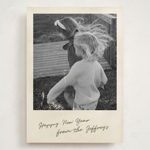 This is a cookie dough holiday photo cards with standard by Adelyn T. called grandma's photo printing on recycled smooth signature in grand