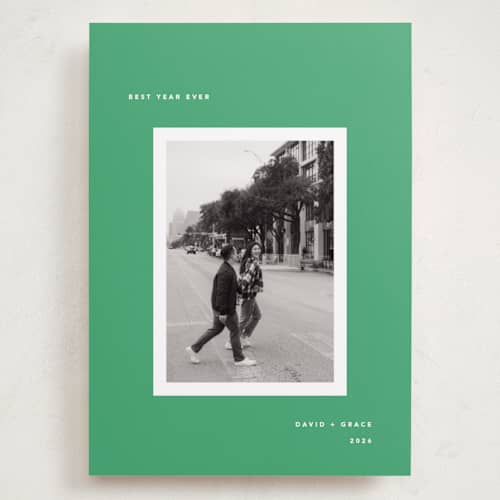 This is a elf shoes holiday photo cards with standard by Brandy Folse called bright greetings printing on recycled smooth signature in grand