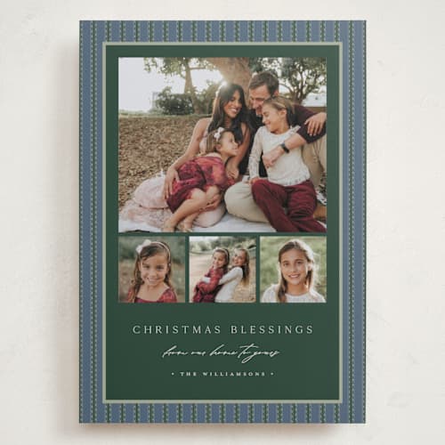 This is a juniper holiday photo cards with standard by Amy Kross called reynolds printing on recycled smooth signature in grand