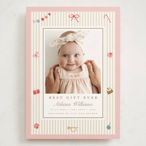 This is a gumdrop babys first christmas with standard by Teju Reval called best gift printing on signature in grand
