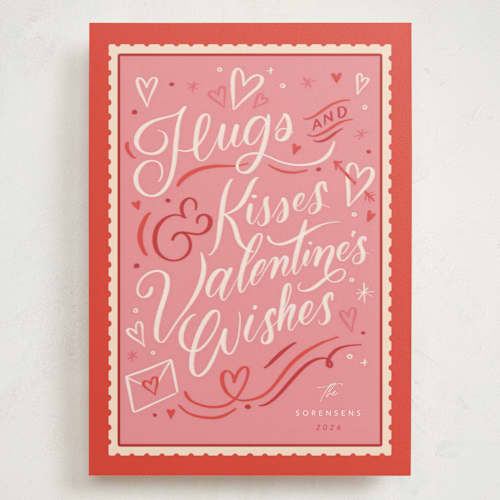 This is a rose valentines day with standard by Stephanie Hawkes called valentine's wishes printing on signature in grand