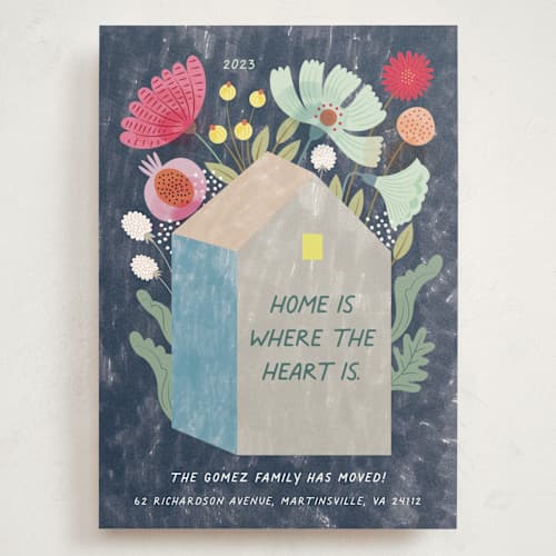 This is a navy valentines day with standard by Eve Schultz called home printing on signature in grand