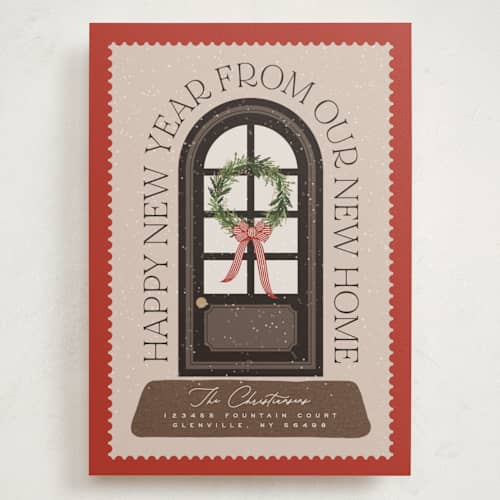 This is a holly holiday photo cards with standard by Erin L. Wilson called home printing on signature in grand