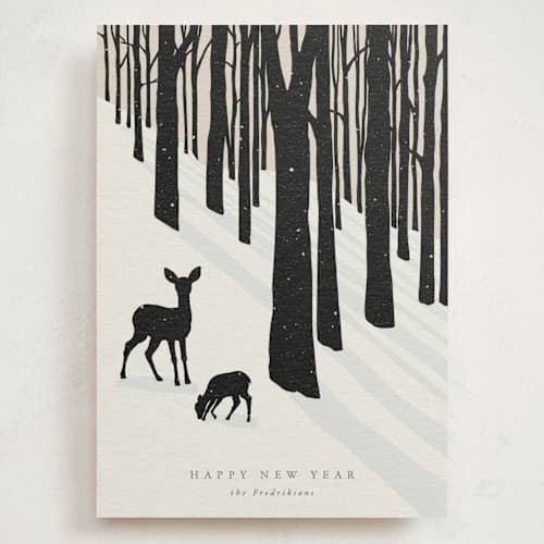 This is a coal holiday photo cards with standard by itsjensworld called all is calm printing on signature in grand