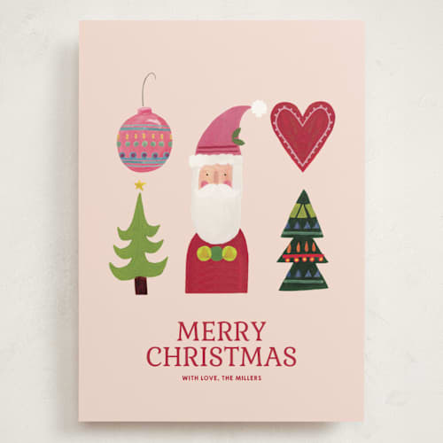 This is a gumdrop holiday photo cards with standard by Michelle Harrick called nordic christmas printing on signature in grand