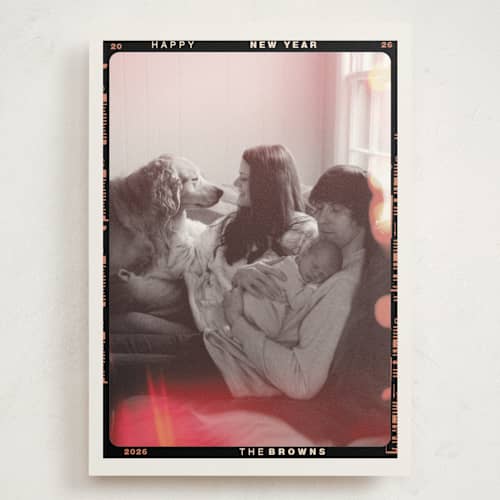 This is a mist holiday photo cards with standard by Lissabeth Anglin called portra printing on signature in grand