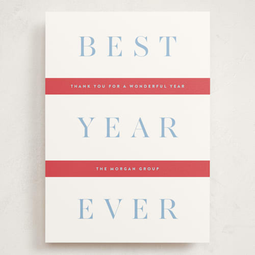 This is a stocking holiday photo cards with standard by Alston Foster called festive stripes printing on signature in grand