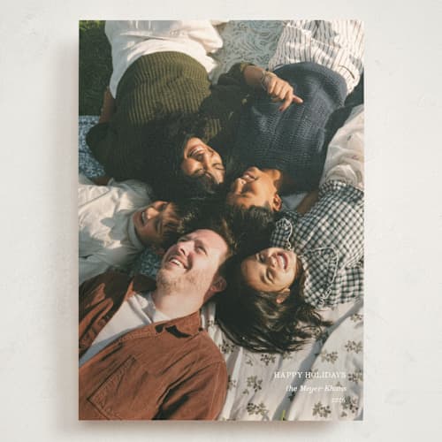 This is a snow holiday photo cards with standard by Studio Suku called notable printing on signature in grand
