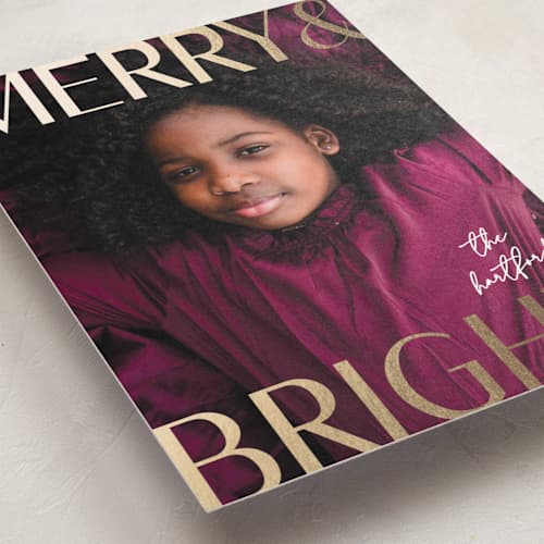 This is a north star christmas postcards with foil pressed by Susan Asbill called bright printing on signature in postcard