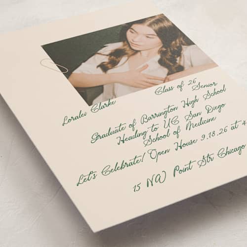 This is a kaitoke graduation invitations with standard by Phrosné Barwood called my finest diary scribble printing on signature in petite