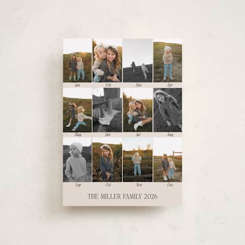 This is a latte petite holiday cards with standard by Morgan Kendall called collective printing on recycled smooth signature in petite