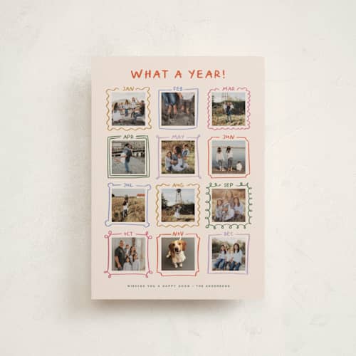 This is a pudding petite holiday cards with standard by Claudia Orengo called year gallery printing on recycled smooth signature in petite