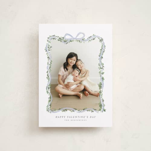 This is a juniper valentines day with standard by Itsy Belle Studio called ribbonly frame printing on recycled smooth signature in petite