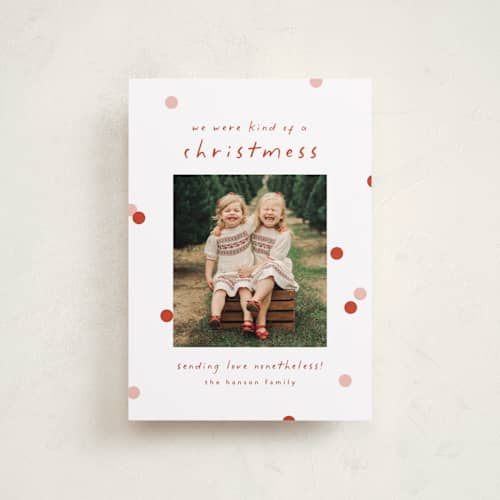 This is a peppermint valentines day with standard by Laura Hankins called christmess printing on recycled smooth signature in petite