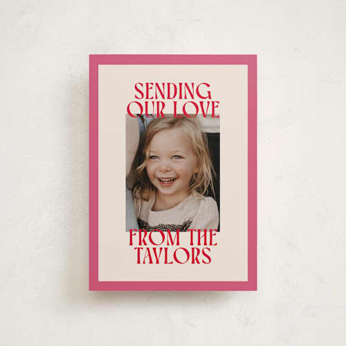 This is a gumdrop valentines day with standard by Ekko Studio called cheerful stack printing on recycled smooth signature in petite