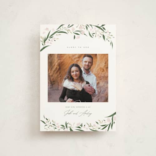 This is a snow babys first christmas with standard by Erin L. Wilson called aurelia printing on signature in postcard