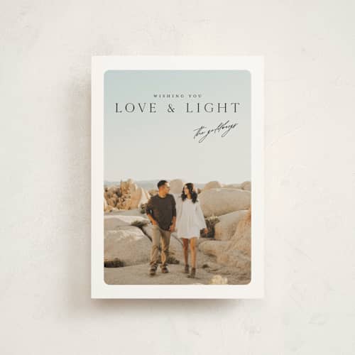 This is a coal hanukkah cards with standard by Christie Garcia called framed printing on signature in postcard