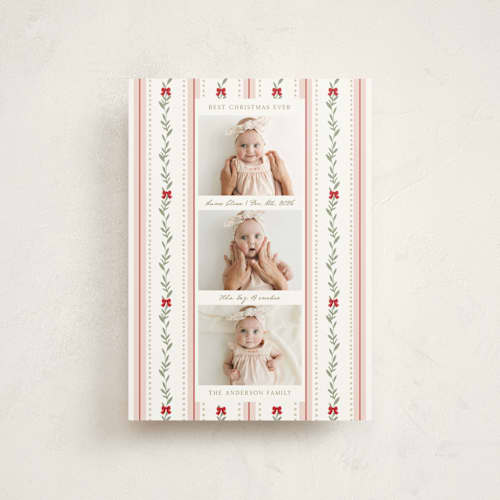 This is a candy cane babys first christmas with standard by Susan Moyal called best christmas printing on signature in petite
