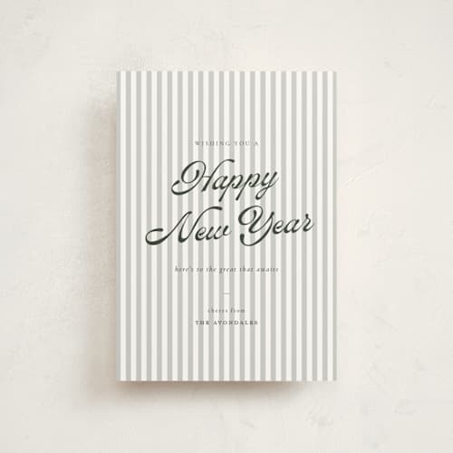This is a evergreen petite holiday cards with standard by Sara Hicks Malone called small things printing on signature in petite