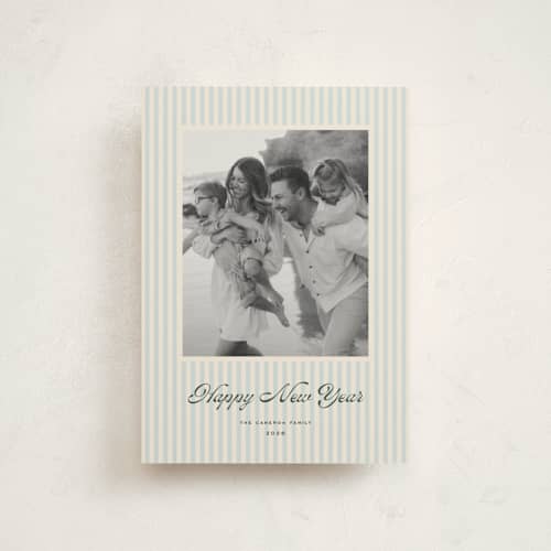 This is a mint christmas postcards with standard by Wildfield Paper Co called newport printing on signature in postcard