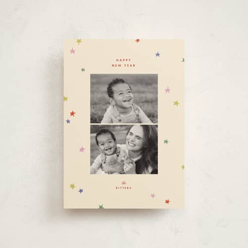 This is a cherry christmas postcards with standard by Ellen Schlegelmilch called starshine printing on signature in postcard