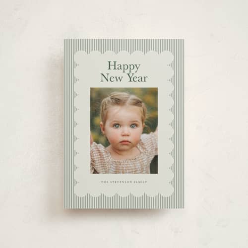 This is a evergreen christmas postcards with standard by Nicoletta Savod called charm printing on signature in postcard