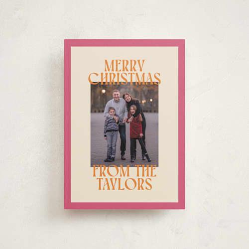 This is a gumdrop christmas postcards with standard by Ekko Studio called cheerful stack printing on signature in postcard