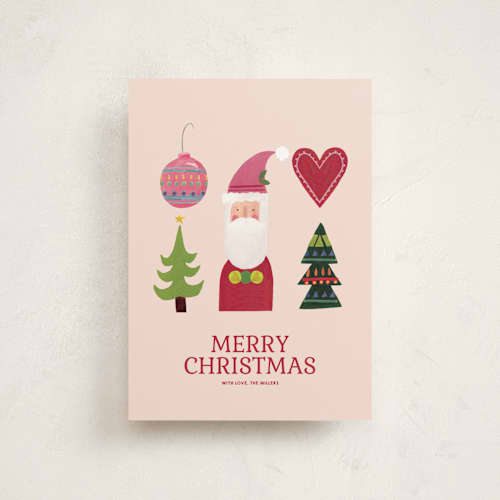This is a gumdrop christmas postcards with standard by Michelle Harrick called nordic christmas printing on signature in postcard