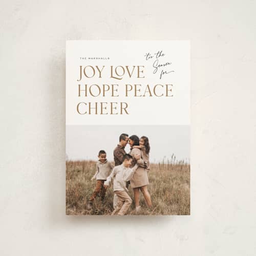 This is a gingerbread christmas postcards with standard by Carolyn MacLaren called 'tis the season printing on signature in postcard